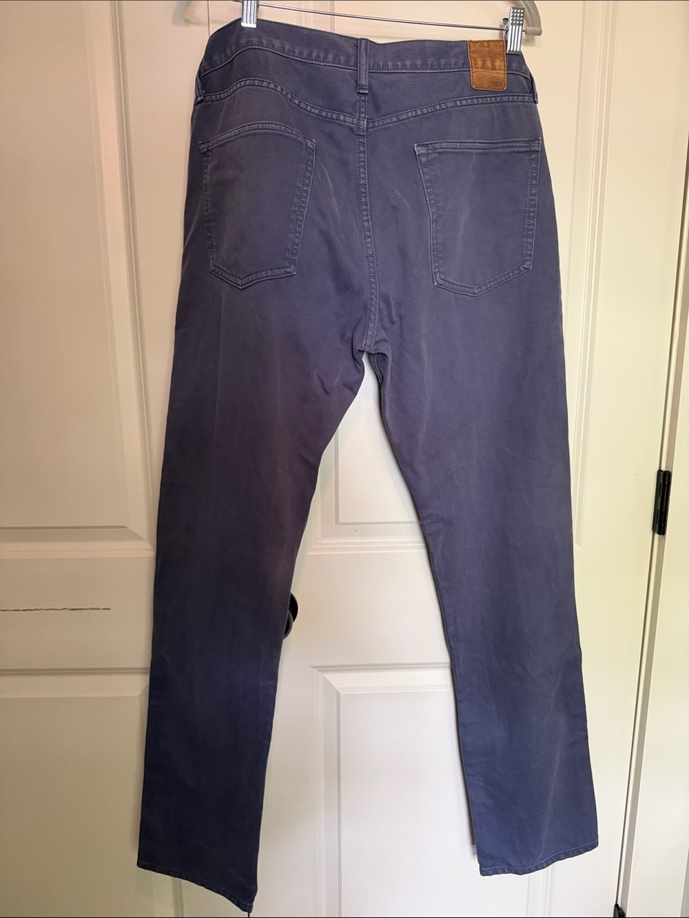 GAP 1969 Slim Fit Men’s Pants Blue Gray 100% Cotton 5-Pocket Chinos 34x34 - Picture 3 of 5